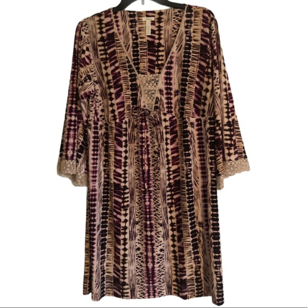 SOMAβ LACE TRIMED GOWN M